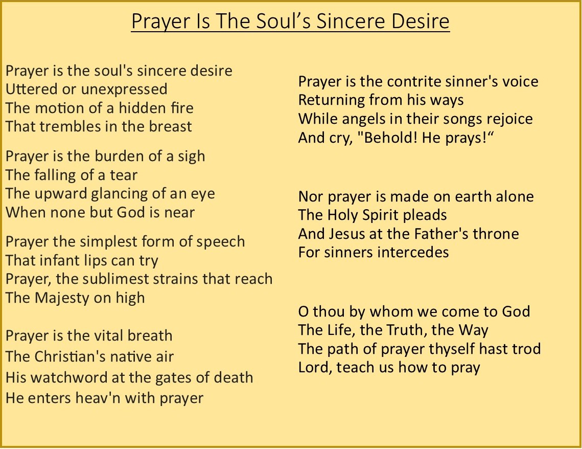 Prayer  is the souls