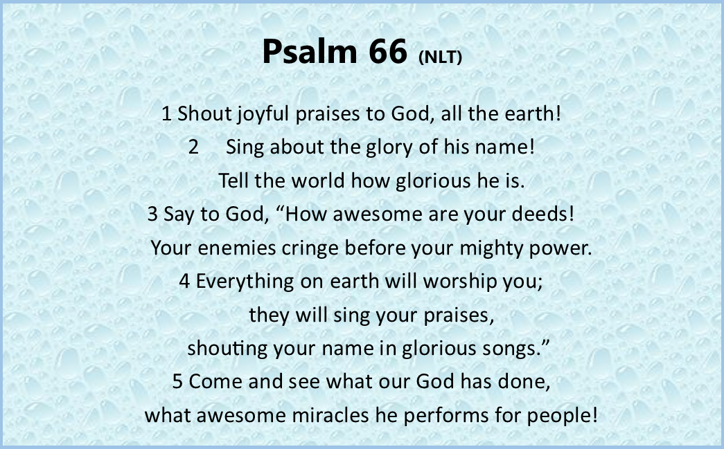 Psalm 66 1-5