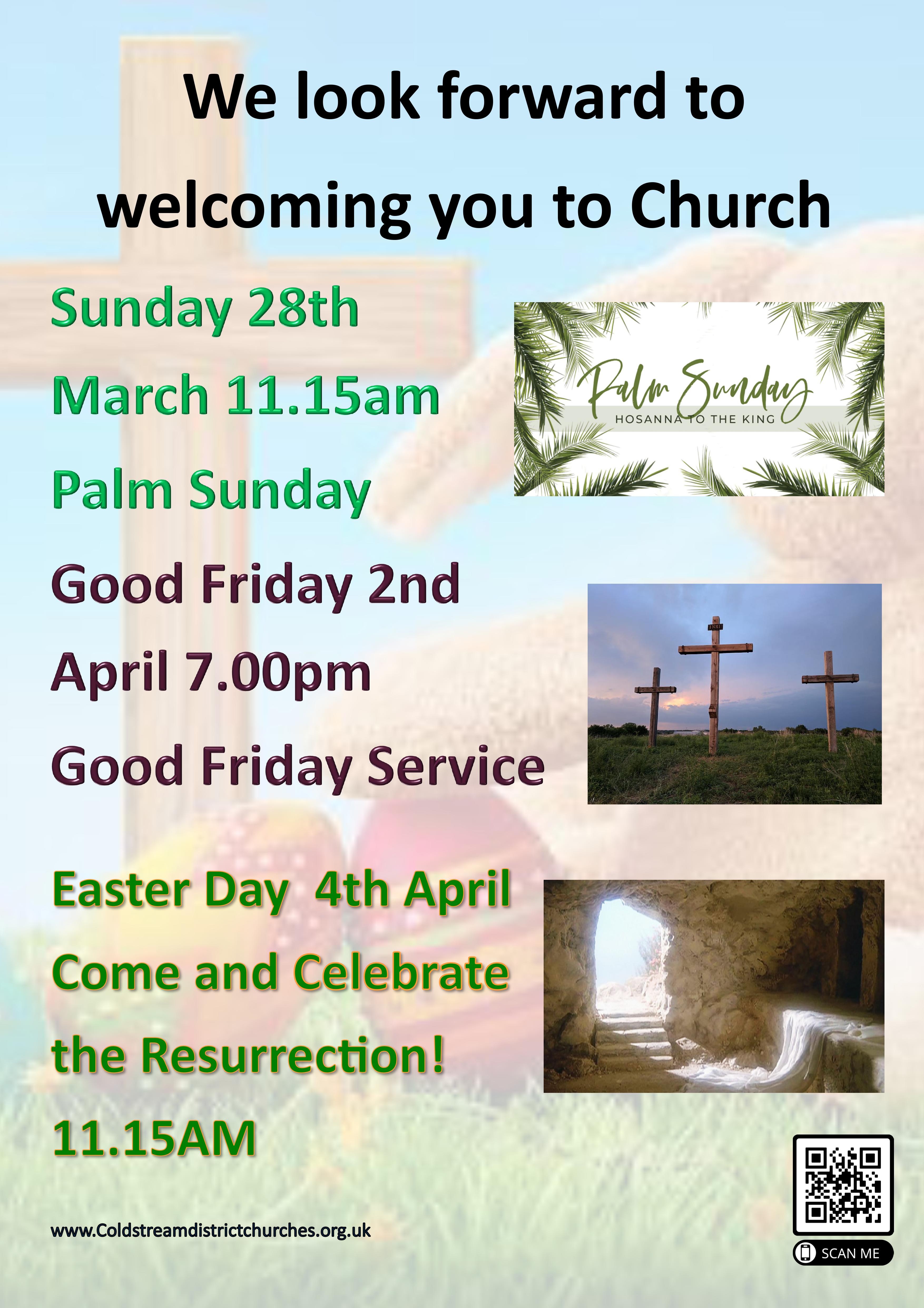 easter services poster