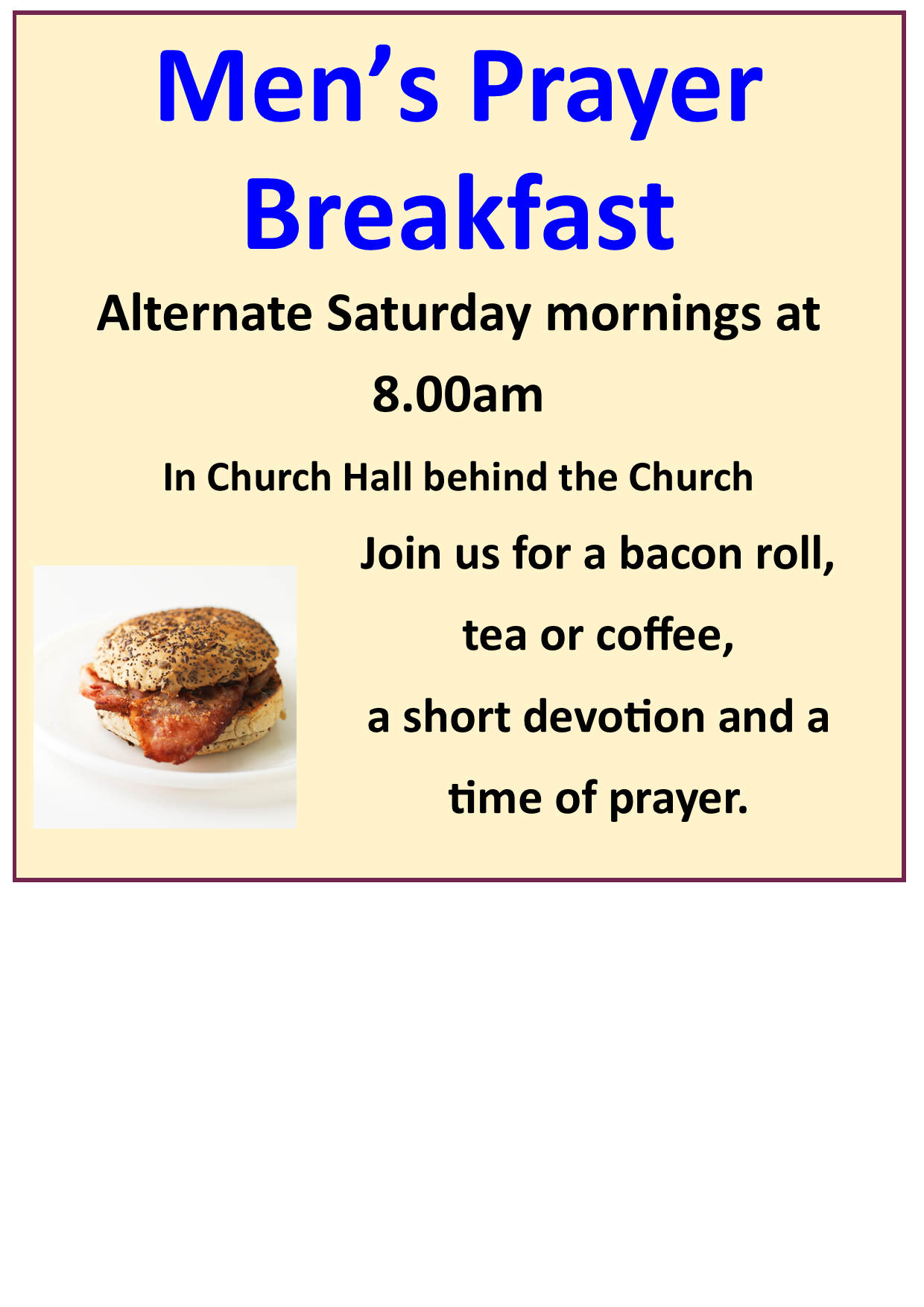 mens Prayer Breakfast 2020