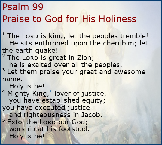 Psalm 99 1-5
