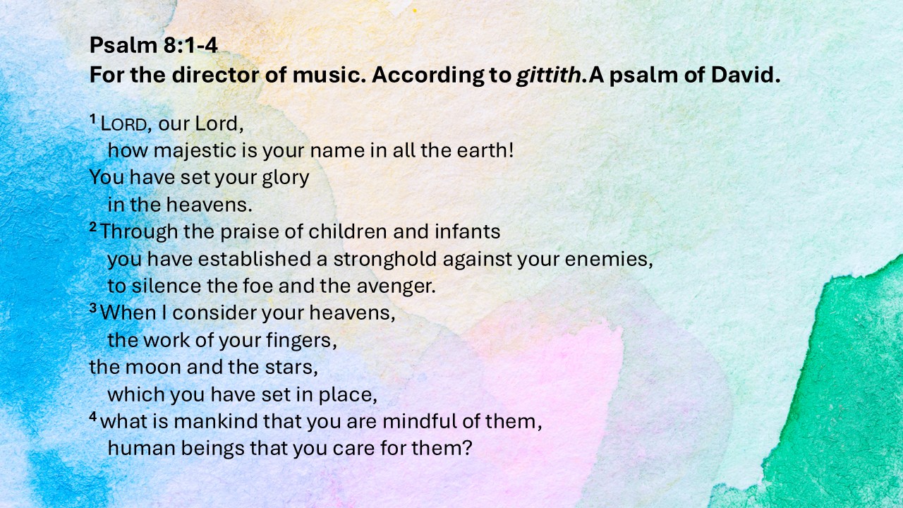Psalm 8 1-4